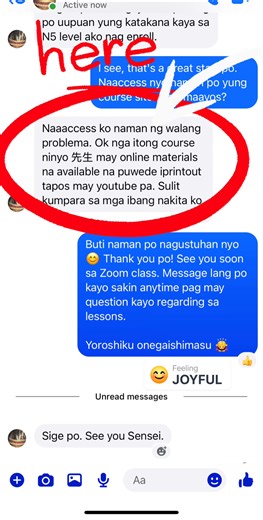 9.4K views · 25 reactions | Ganda ng feedback sa course site natin  Salamat po! | SMS Japanese Academy | Facebook