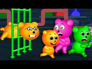 Mega Gummy bear Goes Shopping finger family Rhyme for Kids Gummy bear Ice cream Funny&FUN