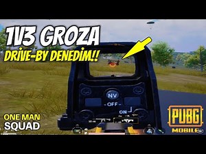 I'm saying 1v3 drive-by! Burak Game Solo Squad PUBG Mobile