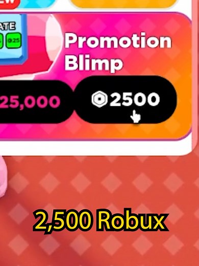 Buying a Promotion Blimp in Pls Donate on Roblox