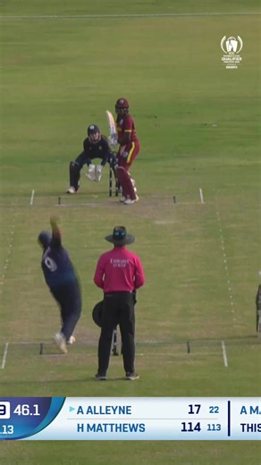 Hayley Matthews' fight in vain as Abtaha Maqsood seals the game for Scotland 😯 Watch live on ICC.tv around the world or on FanCode in India 📲 #Cricket #CricketReels | ICC Cricket World Cup
