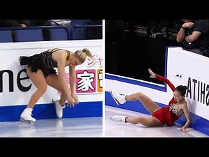 Figure Skaters Crashes into Board #3 | Epic Fails