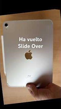 IPAD: Slide Over ha vuelto, con mejoras #ipad