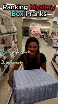Ranking mystery box pranks
