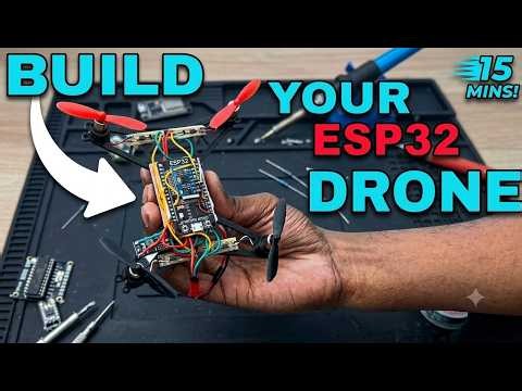 Simplest way to build your own ESP32 bassed Mobile Controlled DRONE