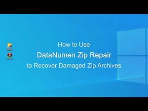 How to Use DataNumen Zip Repair to Recover Corrupt Zip Archives