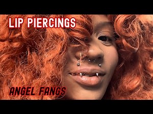 Lip Piercings | Angel Fangs 🪽🫦
