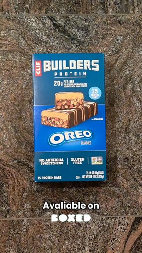 Clif Builders Bars — 20g Plant-Based Protein, NEW Oreo Flavor! 🔥 Fuel your hustle with the ultimate combo! 🔥 Say hello to 20g of plant-based protein 💪 per bar — gluten-free, no artificial sweeteners, and all packed into a convenient box of 15 bars. Perfect for your gym bag, work bag, or whenever hunger strikes. #ProteinPower #PlantBasedProtein #HealthySnacks #GlutenFreeSnacks #ClifBuilders #ProteinBars #OreoFlavor #SnackSmart #FitnessFuel #GymEssentials #OnTheGoSnacks #CleanEating #BoxedDeliv