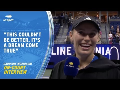 Caroline Wozniacki On-Court Interview | 2023 US Open Round 2