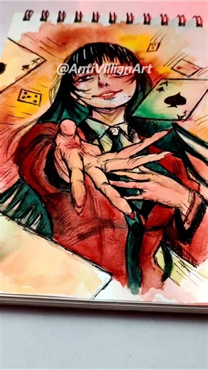 Yumeko Jabami #art #anime #drawing #kakegurui #howtodraw #antivillianart #tutorial #shorts