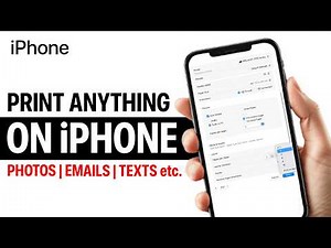 How To Print Anything On iPhone | Photos, Emails, Text Messages, etc
