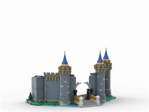 LEGO Sleeping Beauty Castle-lego Alternate Build Instructions - Etsy