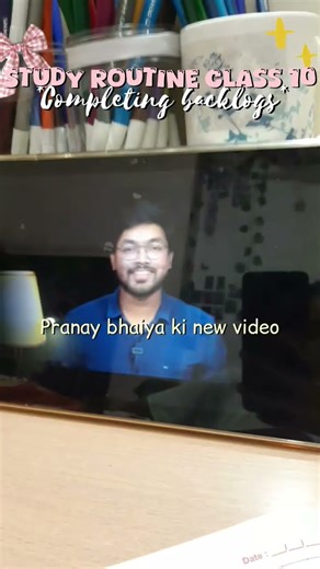 Study routine of a *cbse 10th grader*📚🎀 |study vlog|#class10 #cbse #study #shorts