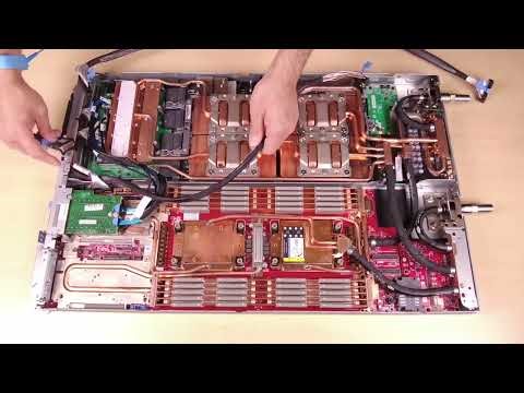 Lenovo ThinkSystem SD650-N V3 removing an OSFP module and MCIO cables