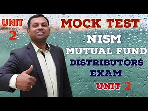 NiSM Mutual Fund Mock Test Unit 2 | NiSM Exam Preparation
