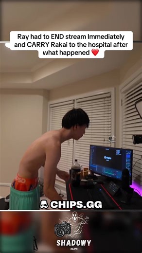 Ray had to END stream Immediately and CARRY Rakai to the hospital after what happened ❤️ #fyp #rakai #rayasianboy