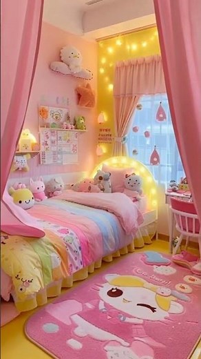 Rainbow Bedroom Décor 🌈 | Colorful & Aesthetic Room Makeover Ideas