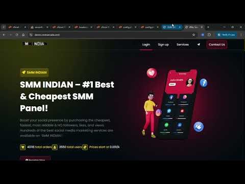 New Orignal Perfect smm panel script withour backdoor
