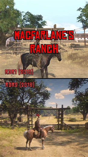 RDR2 vs RDR1 #rdr2 #reddeadredemption2 #gaming #rockstargames #gta6 #gameplay #rdr