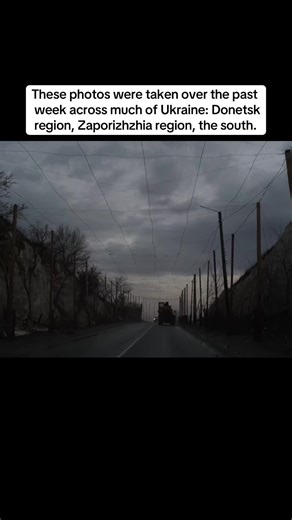 These photos were taken over the past week across much of Ukraine: Donetsk region, Zaporizhzhia region, the south. This is what the frontline landscape looks like today: hundreds of kilometers of anti-drone netting. Endless tunnels whose very beginning signals that you are entering a zone of heightened danger. 📷: libkos/Instagram #ukraine #donetsk #drones #russia #fypシ゚viral Source: Anton Gerashchenko
