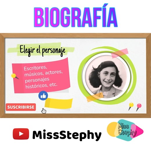 ¿Qué es una BIOGRAFÍA? 📝 | Características | Cómo hacer una biografía 🤓 Aprende sobre las biografías, cuáles deben ser sus características y la manera en la que deberían estar escritas. | Miss Stephy