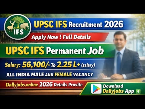 UPSC IFS Recruitment 2026 Apply