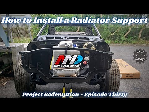 How to Install a Radiator Support in a 1967 Chevy Camaro