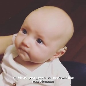 18K views · 377 reactions | The heartwarming moment a deaf baby hears her mother's voice for the first time. | QS Study | Facebook