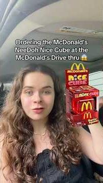 ORDERING THE MCDONALDS NEEDOH NICE ICE CUBE SQUISHY TOY 😱