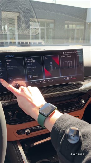 BMW assistant wake word customization #SHARPE #BMWi4 #ElectricVehicle #BMWEV #GrandRapidsCars