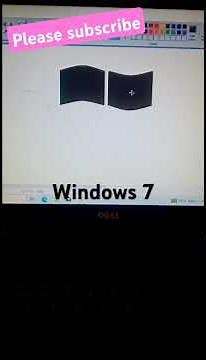 Windows 7 logo Ms paint #How to draw windows 7 in MS paint. please subscribe my channel. 🙏