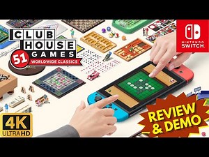 Clubhouse Games™: 51 Worldwide Classics Gameplay & Demo / Nintendo Switch Reviews 🎮
