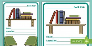 School Book Fair Display Poster