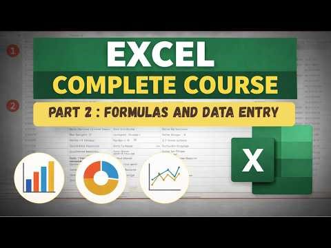 Excel Lesson 2 – Cell Referencing & Basic Formulas in Excel (Beginner to Advanced)