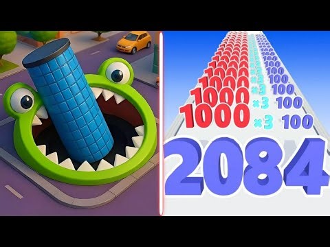 Hole.io Vs Number Master Run Merge MAX LEVEL Gameplay Walkthrough Master Level Up!