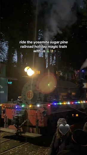Got to ride the Sugar Pine Railroad while in Yosemite! #yosemite #nationalpark #trainride #trains