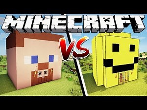 MINECRAFT HOUSE VS ROBLOX HOUSE - Minecraft