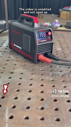 Authentic Welding Test of YesWelder Arc 2:05 SPRO