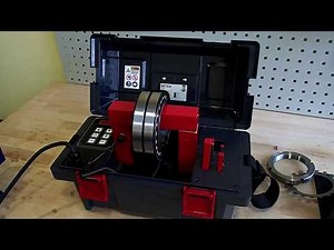 Mounting spherical roller bearing with cylindrical bore using induction heater