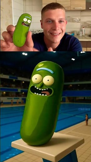 Morty x Pickle Rick - Olympic Swimming Competition Meme 2 !!! 🏊🏊🏊