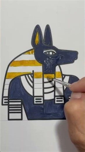 Anubis#art #drawing #paintstudio #colors