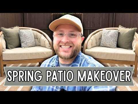 Spring Patio Refresh | Spring Giveaway - Win Bernese Teak Wood Lounge Chair @cambridgecasual