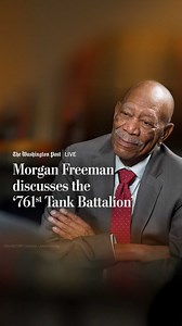 “761st Tank Battalion: The Original Black Panthers” is a new @history documentary about the true story of the first Black tank unit to serve in combat during World War II. Executive producer @morganfreeman and director Phil Bertelsen joined Washington Post Live today to discuss the documentary, the battles the soldiers faced in Europe and the racism they experienced at home. Watch more by tapping the link in our bio. | Washington Post Live