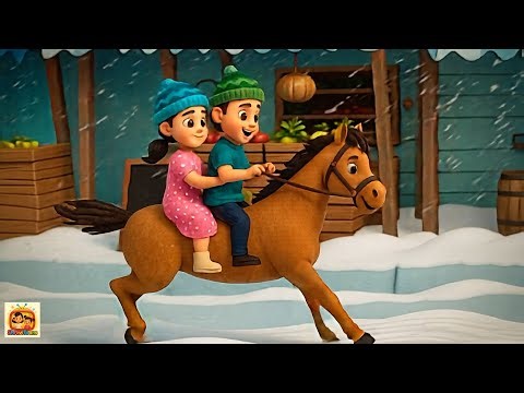 Clip-Clop Horsey | Fun English horse Rhyme for Kids | ShraviToons Nursery Songs