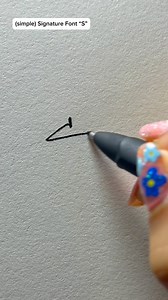 11K views · 48 reactions | (simple) Signature Font “S”✍️. . . . . . ....