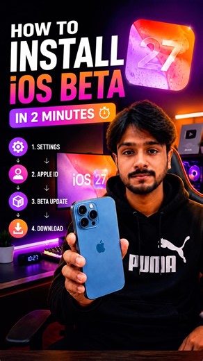 How To Download iOS 27 Beta Right Now! 😳📱 #shorts #ios27