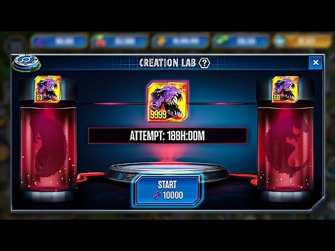 How to EVOLVE BOSS OMEGA 09 to LEVEL 9999!!! | Jurassic World: The Game