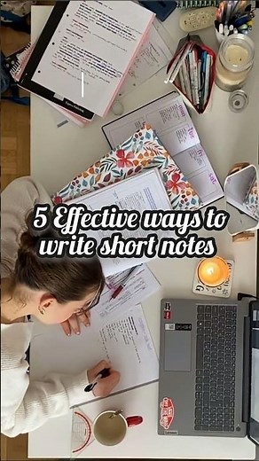 5 Effective ways to make your short notes 👆🏼