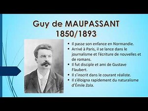 LITTERATURE - GUY DE MAUPASSANT BIOGRAPHIE