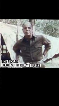 WWII Vet and comedy legend Don Rickles. May he Rest In Peace...